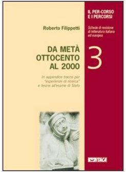 DA META' OTTOCENTO AL 2000