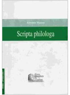 SCRIPTA PHILOLOGA