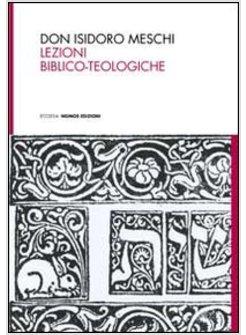 LEZIONI BIBLICO-TEOLOGICHE