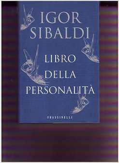 LIBRO DELLE PERSONALITA' (IL)