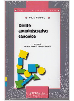 DIRITTO AMMINISTRATIVO CANONICO