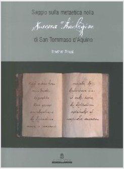 SAGGIO SULLA METAETICA NELLA SUMMA THEOLOGIAE DI SAN TOMMASO D'AQUINO