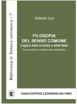 FILOSOFIA DEL SENSO COMUNE