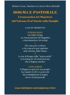 DOGMA E PASTORALE. L'ERMENEUTICA DEL MAGISTERO