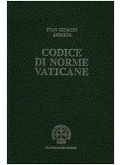 CODICE DI NORME VATICANE