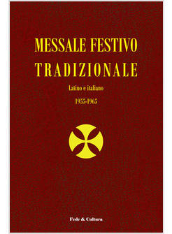 MESSALE FESTIVO TRADIZIONALE LATINO E ITALIANO 1955 - 1965
