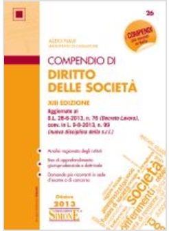 COMPENDIO DI DIRITTO DELLE SOCIETA'