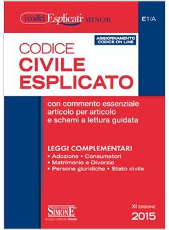 CODICE CIVILE ESPLICATO. EDIZ. MINORE