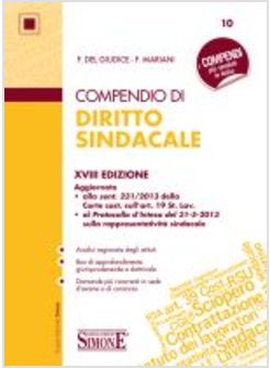 COMPENDIO DI DIRITTO SINDACALE