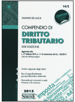 COMPENDIO DI DIRITTO TRIBUTARIO