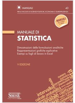 ESERCIZI SVOLTI PER LA PROVA DI STATISTICA VI EDIZIONE