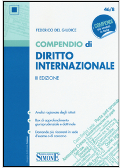 COMPENDIO DI DIRITTO INTERNAZIONALE III EDIZIONE