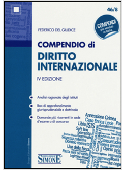 COMPENDIO DI DIRITTO INTERNAZIONALE  IV ED.