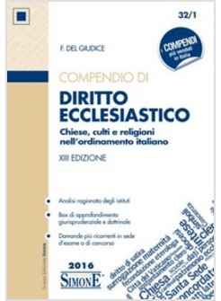 COMPENDIO DI DIRITTO ECCLESIASTICO