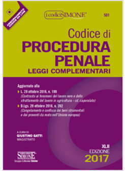 CODICE DI PROCEDURA PENALE. LEGGI COMPLEMENTARI. EDIZ. MINOR. CON CONTENUTO DIGI