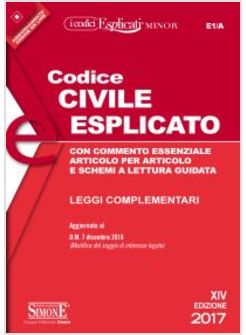 CODICE  CIVILE ESPLICATO. LEGGI COMPLEMENTARI. EDIZ MINOR