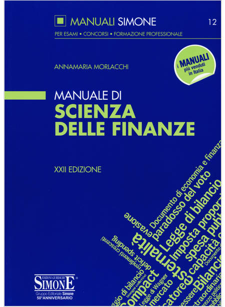 MANUALE DI SCIENZA DELLE FINANZE