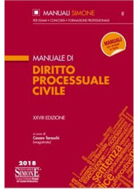 MANUALE DI DIRITTO PROCESSUALE CIVILE