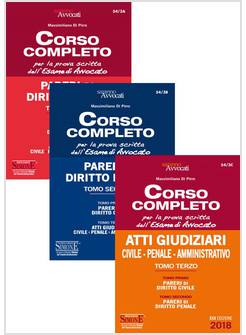 CORSO COMPLETO PER LA PROVA SCRITTA DELL'ESAME DI AVVOCATO