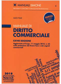 MANUALE DI DIRITTO COMMERCIALE