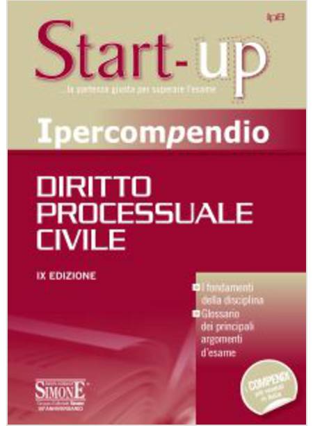 IPERCOMPENDIO DIRITTO PROCESSUALE CIVILE IX EDIZIONE