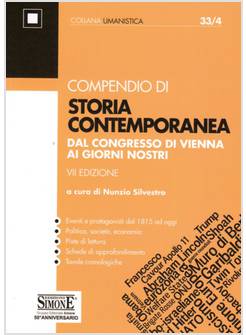 COMPENDIO DI STORIA CONTEMPORANEA. DAL CONGRESSO DI VIENNA AI GIORNI NOSTRI
