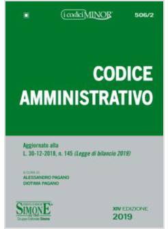 CODICE AMMINISTRATIVO XIV EDIZIONE 2019