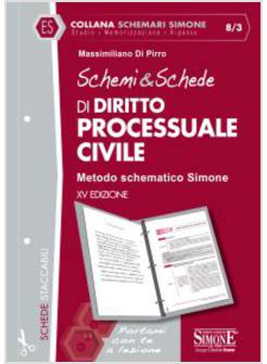 SCHEMI & SCHEDE DI DIRITTO PROCESSUALE CIVILE