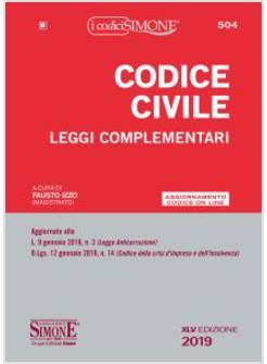 CODICE CIVILE. LEGGI COMPLEMENTARI