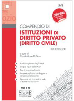 COMPENDIO DI DIRITTO PRIVATO (DIRITTO CIVILE) XXII EDIZIONE