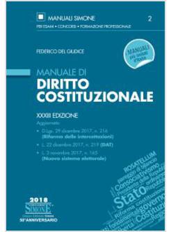 MANUALE DI DIRITTO COSTITUZIONALE
