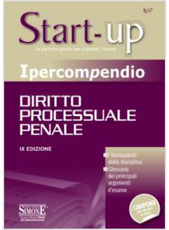 DIRITTO PROCESSUALE PENALE IPERCOMPENDIO START-UP