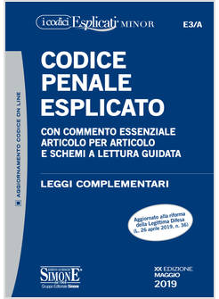 CODICE PENALE ESPLICATO CON COMMENTO ESSENZIALE