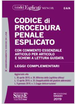 CODICE DI PROCEDURA PENALE ESPLICATO. CON COMMENTO ESSENZIALE ARTICOLO PER ARTIC