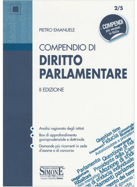 COMPENDIO DI DIRITTO PARLAMENTARE