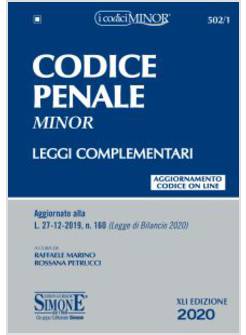 CODICE PENALE MINOR E LEGGI COMPLEMENTARI CON CONTENUTO DIGITALE