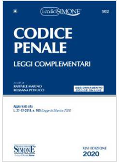 CODICE PENALE. LEGGI COMPLEMENTARI. CON AGGIORNAMENTO ONLINE