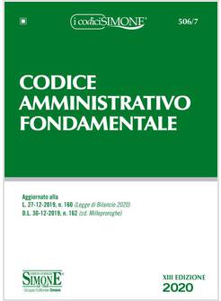 CODICE AMMINISTRATIVO FONDAMENTALE