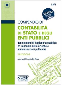 COMPENDIO DI CONTABILITA' DI STATO E DEGLI ENTI PUBBLICI
