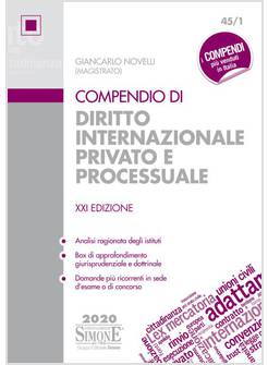 COMPENDIO DI DIRITTO INTERNAZIONALE PRIVATO E PROCESSUALE