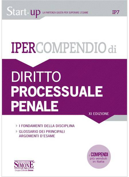 IPERCOMPENDIO DIRITTO PROCESSUALE PENALE