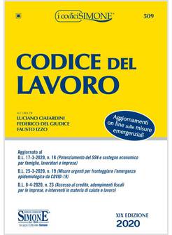 CODICE DEL LAVORO. CON AGGIORNAMENTO ONLINE