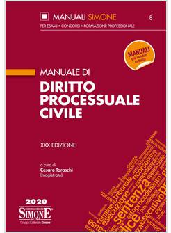 MANUALE DI DIRITTO PROCESSUALE CIVILE