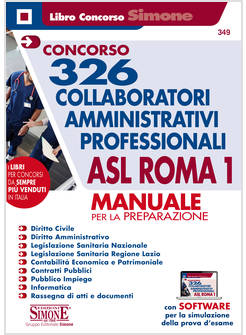 CONCORSO 326 COLLABORATORI AMMINISTRATIVI PROFESSIONALI ASL ROMA 1
