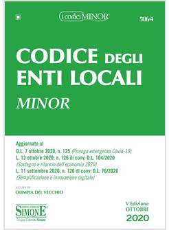 CODICE DEGLI ENTI LOCALI MINOR