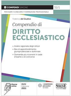 COMPENDIO DI DIRITTO ECCLESIASTICO
