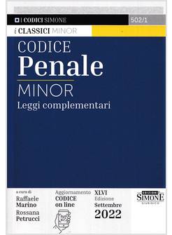 CODICE PENALE E LEGGI COMPLEMENTARI MINOR 46 EDIZIONE