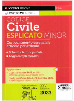CODICE CIVILE ESPLICATO MINOR
