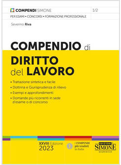 COMPENDIO DI DIRITTO DEL LAVORO