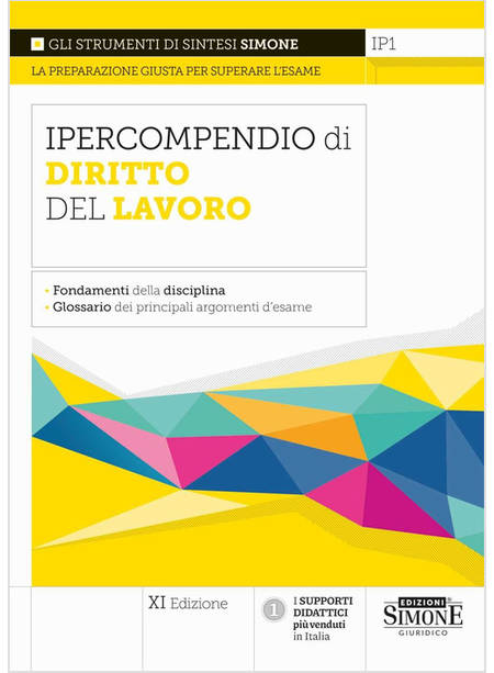 IPERCOMPENDIO DI DIRITTO DEL LAVORO FONDAMENTI DELLA DISCIPLINA